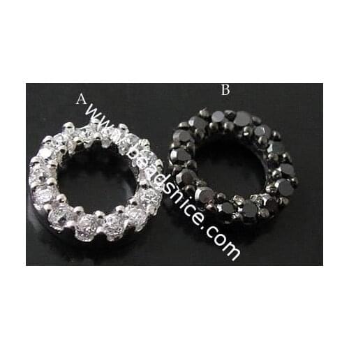 Beadsnice fine 925 jewelry connector round pendant links for pendants components connectors for bracelet or pendants ID21401