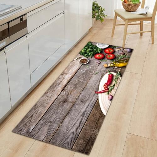Kitchen Floor Mats Carpets Non-slip Entrance Door Mats Flannel Welcome Carpet In The Living Room Doormat Hallway Bath Mat