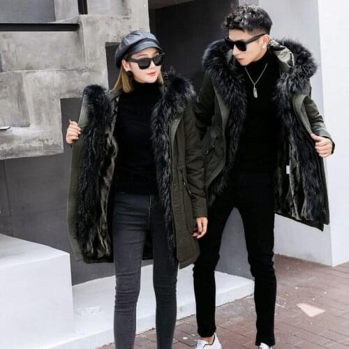 Top Quality Winter Mens Fur Lining Padded Parka Hoody Motorcycle Windproof Overcoat Plus Size 5XL Unisex Down Jacket Warm Coats