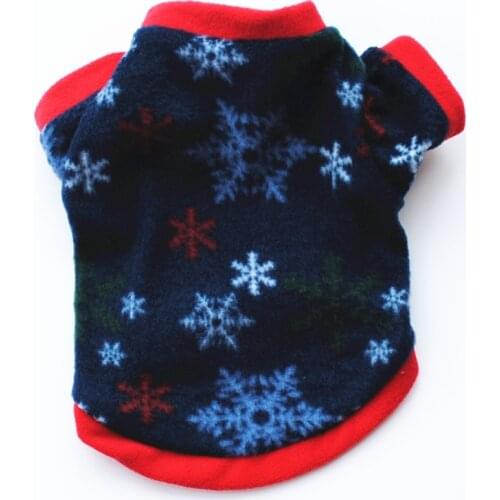 HOT Winter woolen cotton pet dog clothes Christmas snowman puppy dog vest for small dog sweater t-shirts coat for baby dog cat