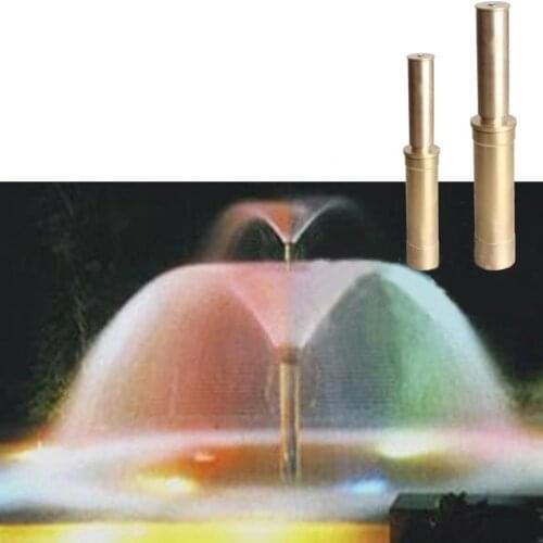Garden nozzle Fountain Nozzles Landscape Fountain Pure Copper Sprinkler Double trumpetflower Nozzle Pool Pond Spray Head