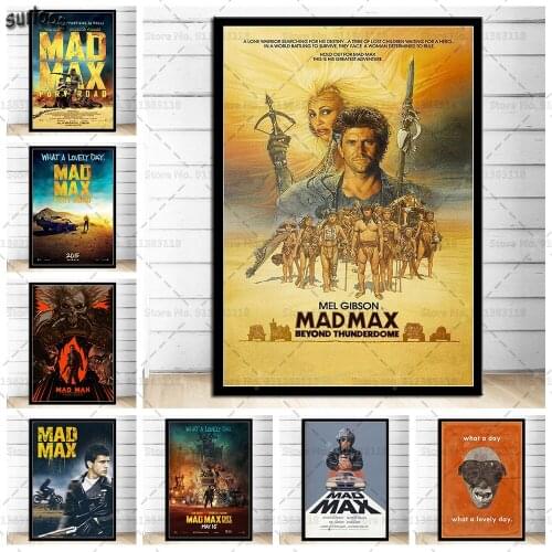Mad Max Wall Art Poster Classic Movie Series Hot Pictures Prints Canvas Painting for Living Room Home Decor