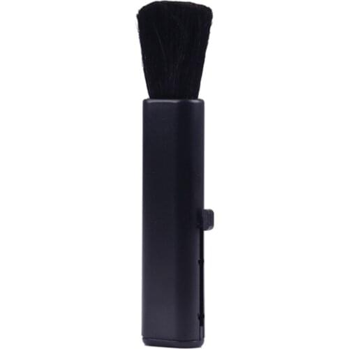 Portable Computer Screen Camera Lens Cleaning Brush Dust Removal Brush Soft Plastic+Wool Small Retractable Brush