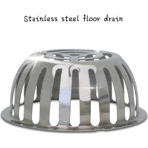 Stainless Steel Anti-clogging Roof Floor Drain, Roof Gutter Sewer Drain Pipe Anti-rat Filter, Large Displacement Rain Strainer