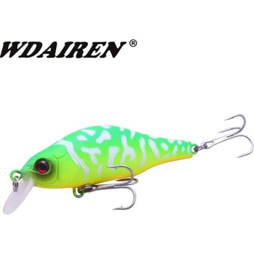 WDAIREN Minnow Hard Bait 80mm 9g With Magnetic System Fishing Lure Bass With VMC Hook perch Wobbler Fish Lure Fishing Tackle