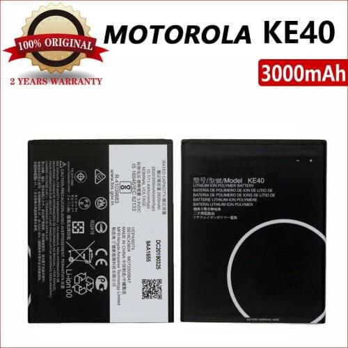 100% Genuine New 3000mAh KE40 Battery For Motorola Moto KE40 Phone Batteria In Stock With tracking number
