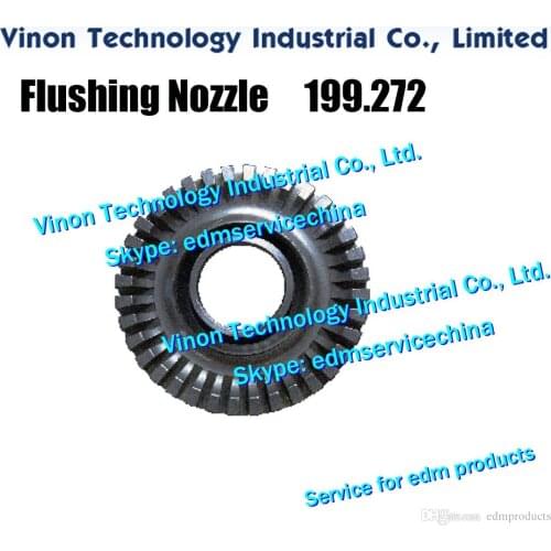 199.272 edm Flushing Nozzle A331 Ø9mm for Agie Classic 2,Classic 2S,Classic 3,Classic 3H,Classic 3S 199.272.6, 834.684, 59019927