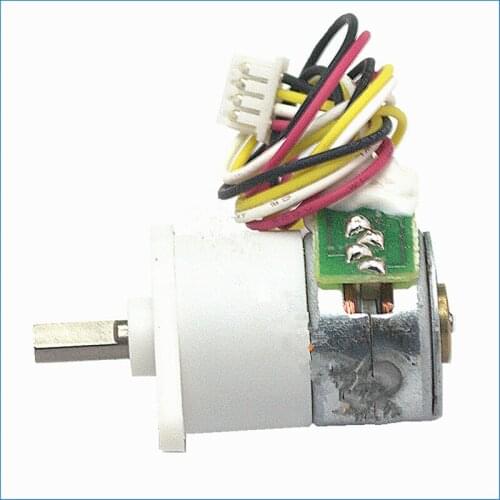 5-12V Micro dc geared stepper motors Reduction ratio 100:1,15BY full metal gear box 2 phase 4 wire,Free Shipping J15092