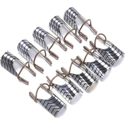 5Pcs Women Reusable UV Gel Acrylic Tips Nail Art Extension Guide Form Tool New Arrival