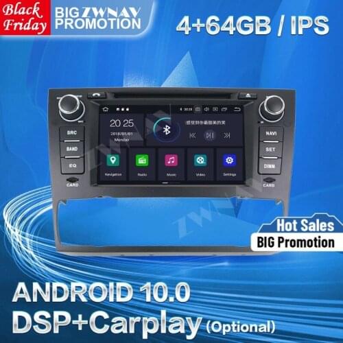 64GB DSP Carplay For BMW E90 Android 10.0 Multimedia Player Sceen Car GPS Navigation Auto Audio Stereo Radio Recorder Head Unit