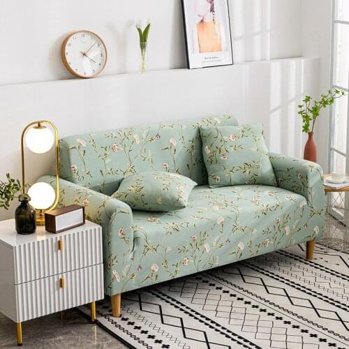 Floral Printing Sofa Slipcovers Elastic Sofa Cover Sofa Covers for Living Room Corner Sofa Towel Couch Cover Furniture Slipcover
