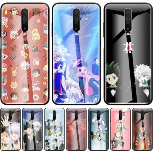 Hunter X Hunter HXH Anime Glass Phone Case for Xiaomi Redmi Note 9S 8 Mi Poco X3 NFC 9 7 8T 10T 9T 10 Lite K40 Pro 5G Cover