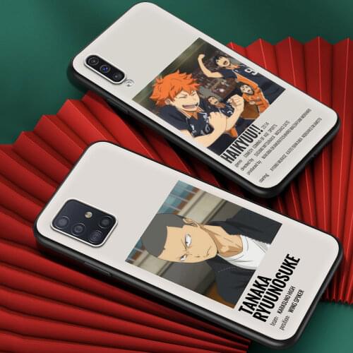 Phone Case For Samsung Galaxy M31 Prime F41 M51 M31s M31 M30s M21 M11 M01 A9 A7 Anime Haikyuu Volleyball Fundas Soft Cover