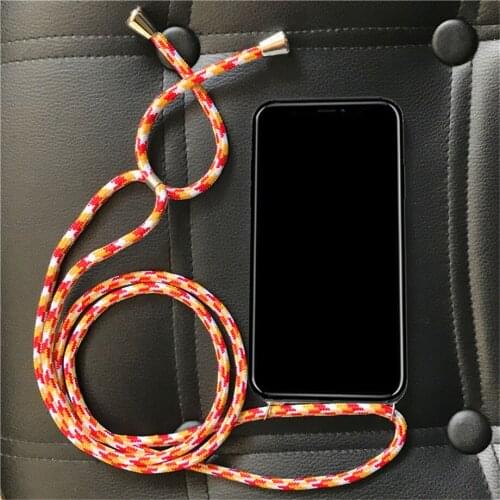 Cross Shoulder Strap Rope Soft TPU Case for ZTE Blade A6 Lite L7 A320 A521 A530 A606 Necklace Cover