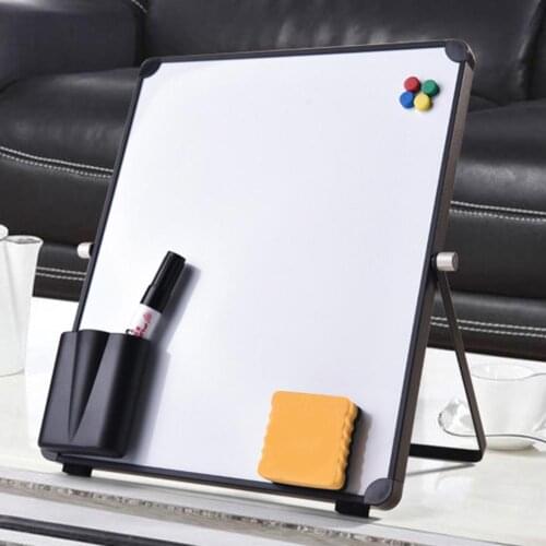 Writing Board Magnetic Dry Erase White Board Set With Stand Smooth Durable White Board Set For Online Lessons Office