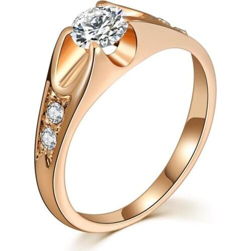 CLASSIC DIAMOND RING FOR WOMEN ENGAGEMENT ANNIVERSARY JEWELRY 925 STERLING SILVER COLOR ZIRCON WEDDING RINGS STONE SAPPHIRE RING