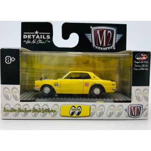 1/64 M2 Datsun 510 Nissan GTR moons eye Diecast Collection of Simulation Alloy Car Model Children Toys
