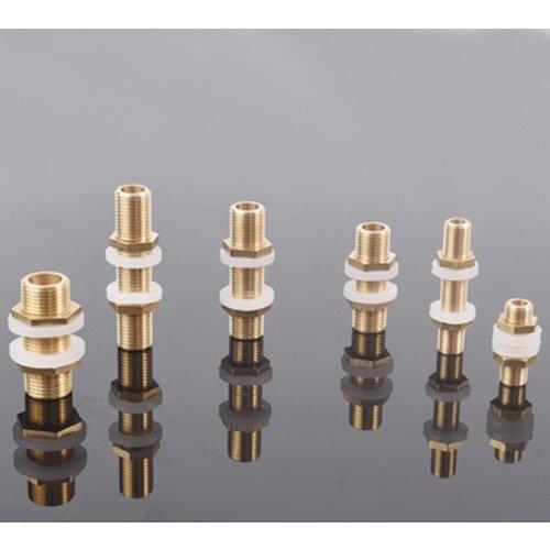 Copper Water Tank Connector 1/2" 3/4" 1" BSP Male Brass Pipe Single Loose Key Swivel Fittings Nut Jointer