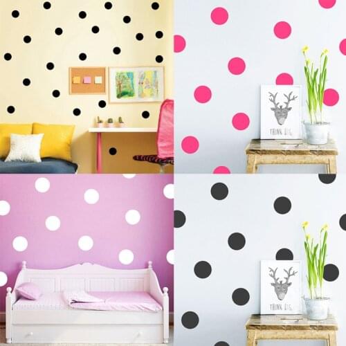 Nursery Kids Rooms Mini Polka Dots Wall Sticker DIY Art Refrigerator Home Decor Wall Decors Children Wall Decals 3cm/5cm