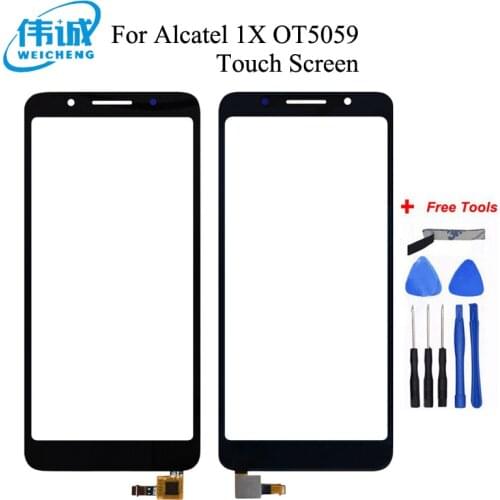 5.3'' Mobile Touch Screen For Alcatel 1X 5059D 5059 Touch Screen Glass Sensor Panel glass For Alcatel 1X 5059D Sensor Touch