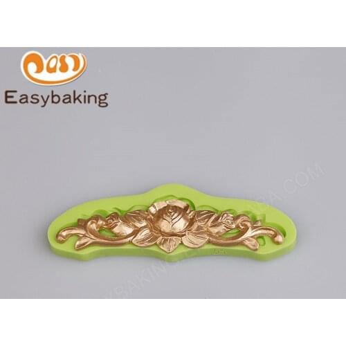 2017 New Products Silicone Kitchenware Baroque Style Fondant Mold Sugarcraft Cake Decorating Tools for Polymer Clay Candy