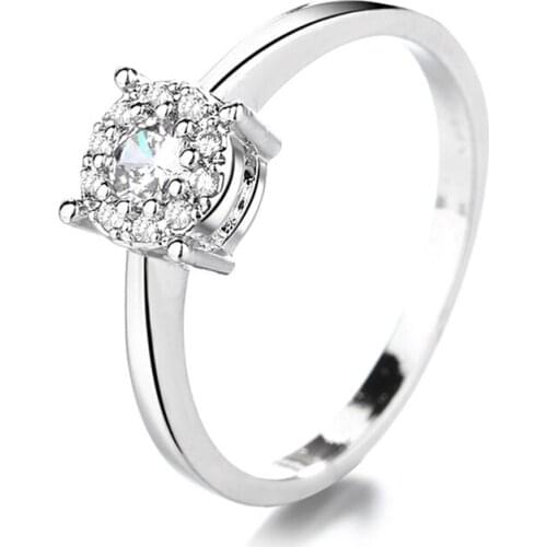 New Arrivals Women Ring Romantic Rings Crystal Engagement Good Jewelry Women Gifts