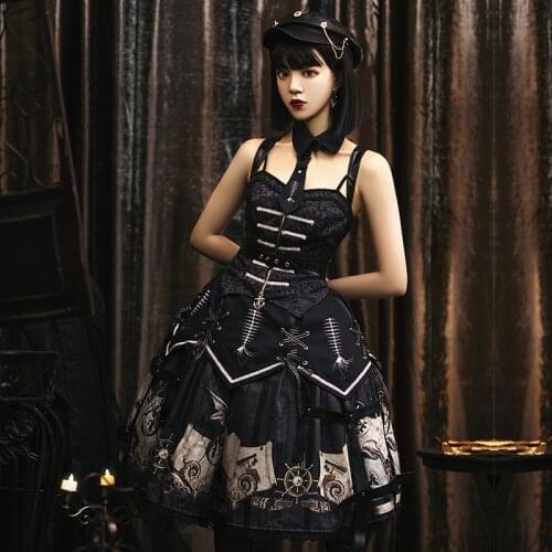 Pirate Boat ~ Gothic Lolita JSK Dress Punk Party Dress