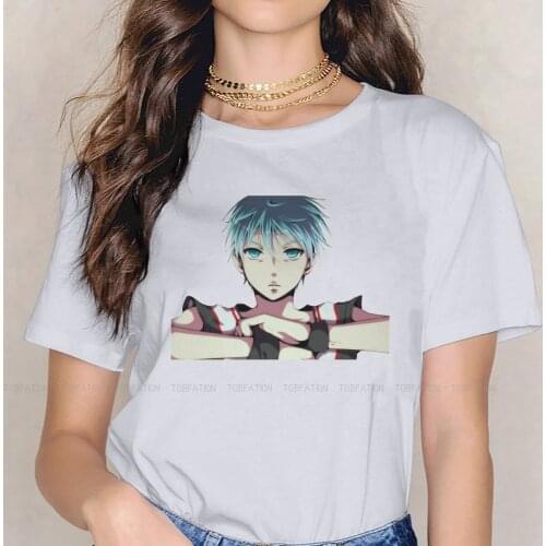 Tetsuya O Collar TShirt Kurokos Basketball Kuroko No Basuke Anime Fabric Classic T Shirt Womans Tops 4XL Fluffy