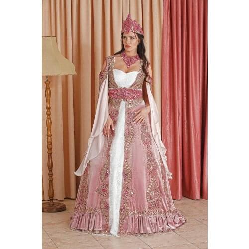 Turkish Pink Caftan Henna 2020 Engagement Wedding Dress Kaftan For Wedding Turkish bindallı modelleri Kına ve xina kaftanı