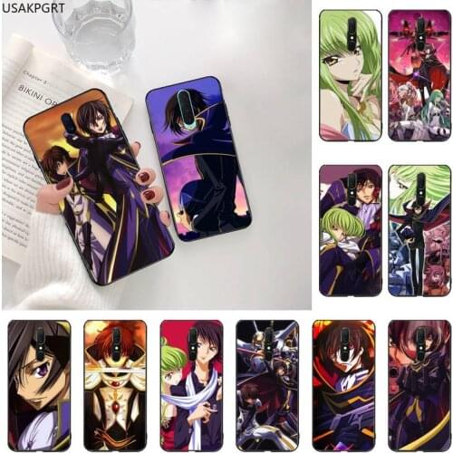 USAKPGRT Code Geass Anime Soft Phone Cover For Oppo A5 A9 2020 Reno2 z Renoace 3pro A73S A71 F11