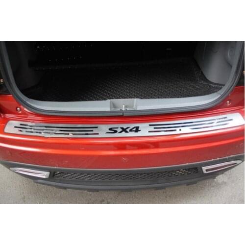 Stainless steel Rear bumper Protector Sill for 2007-2012 Suzuki SX4 Car styling