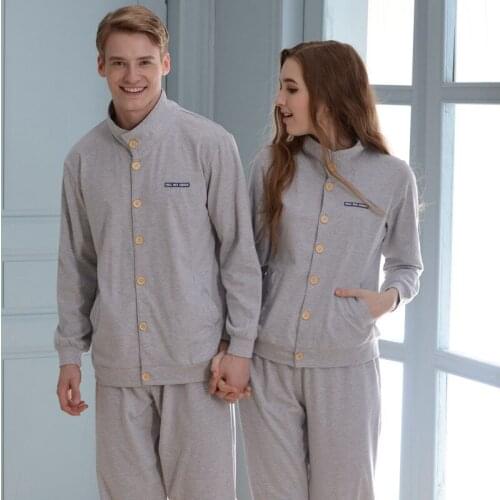 Winnter And Autumn 100% Cotton Casual Pure Cotton Long-sleeve Sleepwear Lounge Set
