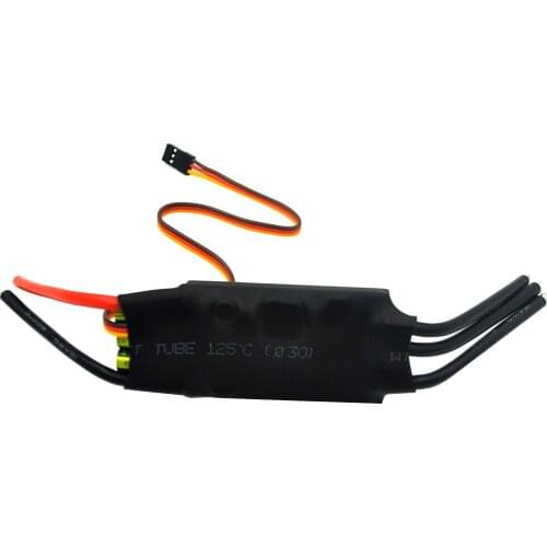12A/20A/30A/40A/50A/60A/80A 2S-3S Brushed ESC Two Way Speed Controller with Brake Welded T Plug/XT60 for Remote Control