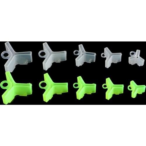 20Pcs Lightweight Durable Treble Hooks Sheath Case Safety Protector Holders Case Bonnets Hook Sheath Cover Fishing Accessories