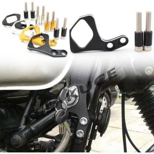 Motorcycle Accessories Ignition Key Right Relocation Bracket fit for Triumph Bonneville T100 / SE / Scrambler / Thruxton