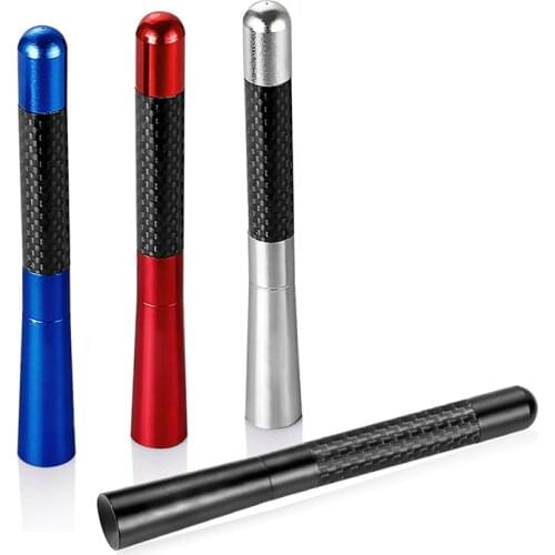 12cm Carbon Fiber Car Roof FM Radio Antenna For Ford Focus 2 3 Fiesta Mazda 3 5 6 Peugeot Citroen Opel Skoda Toyota Auris Antena