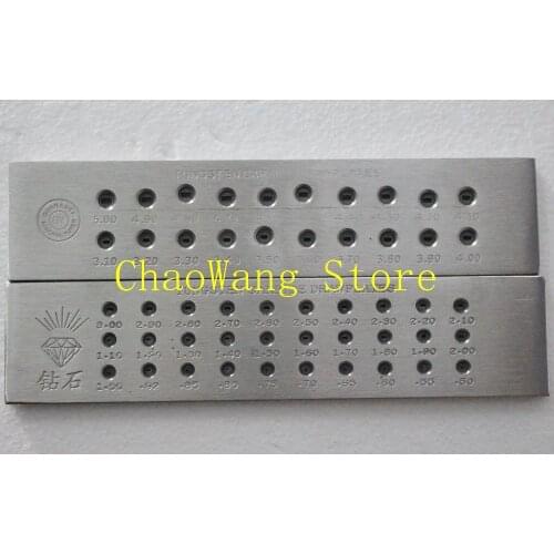 Jewelry Drawing Board Rectangular Drawplate Tungsten Carbide Drawplate