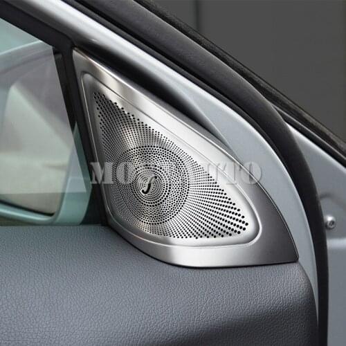 For Benz A-Class W176 Inner Car Door Audio Speaker Cover Trim 2013-2018 2pcs Car Accessories Interior Car Decor Car Trim