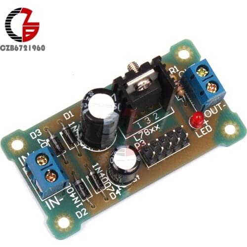 L7806 LM7806 Voltage Regulator DIY Kits 8V-35V to 6V Power Transformer Supply Voltage Coverter Module