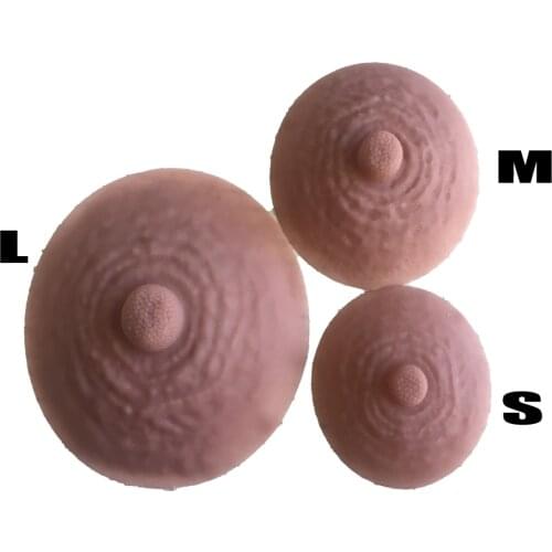 KnowU Breast Forms Chest Stickers Silicone Nipples Chest Paste Silicone Fake Tits Shemale