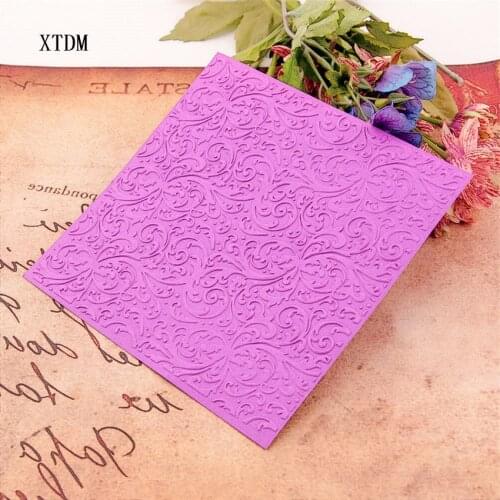Easter plastic Curly flower template craft card making paper card album wedding decoration Embossing folders