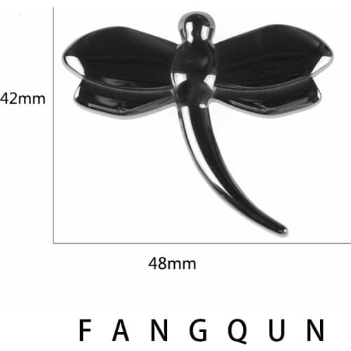 Nature hematite stone Black Dragonfly Pendant 48*42mm Hematite bead Charm Jewelry DIY Necklace making accessories For Women Men