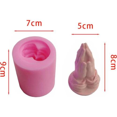 Diy Put Your Hands Together Silicone Mold Mould For Prayer Scented Candle