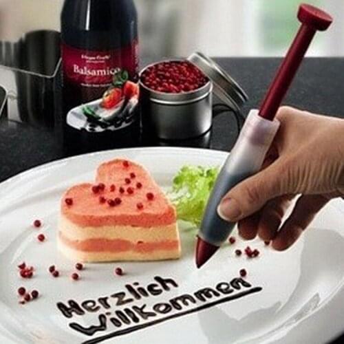 Silicone Food Writing Pen Chocolate Decorating Tools Cake Mold Cream Cup Cookie Icing Piping Pastry Nozzles Kitchen Accessories