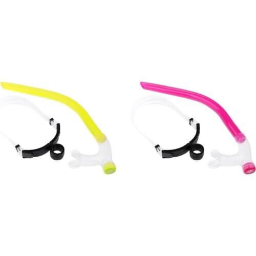 Silicone Professional Swimming Snorkel Set Breathing Tube & Hair Band Buckle Diving Masks