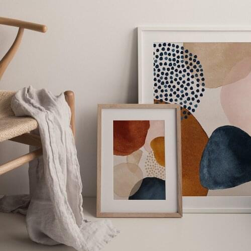 Nordic Gold Fluid Art Decorative Canvas Painting Wall Poster For Living Room Bedroom Dining Room Home Decor