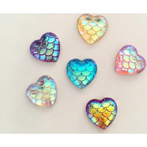 Resin 150pcs 12mm AB Color Heart Snakeskin Grain Flatback Scrapbooking for Phone Diy Craft C74A*5