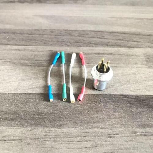 STEREO TURNTABLE FOUR PIN 4 PIN SME CONNECTOR HEADSHELL CARTRIDGE WIRES