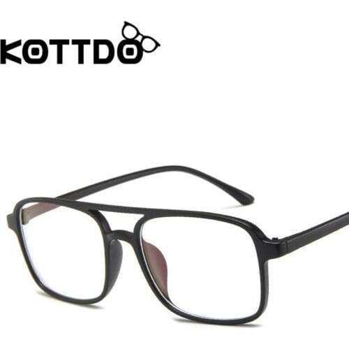 KOTTDO Vintage Square Eyeglasses Frame Women Prescription Eye Glasses Frames for Men Computer Reading Glasses