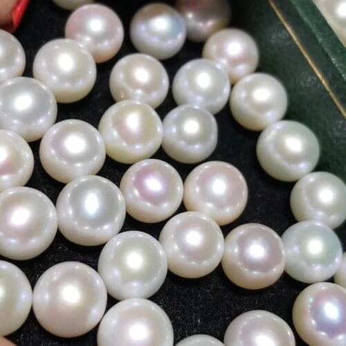 3A High Luster Flawless Natural Freshwater Pearl 2.5mm-10mm 1pcs Cultured Half Hole /no hole/full hole Loose Pearl